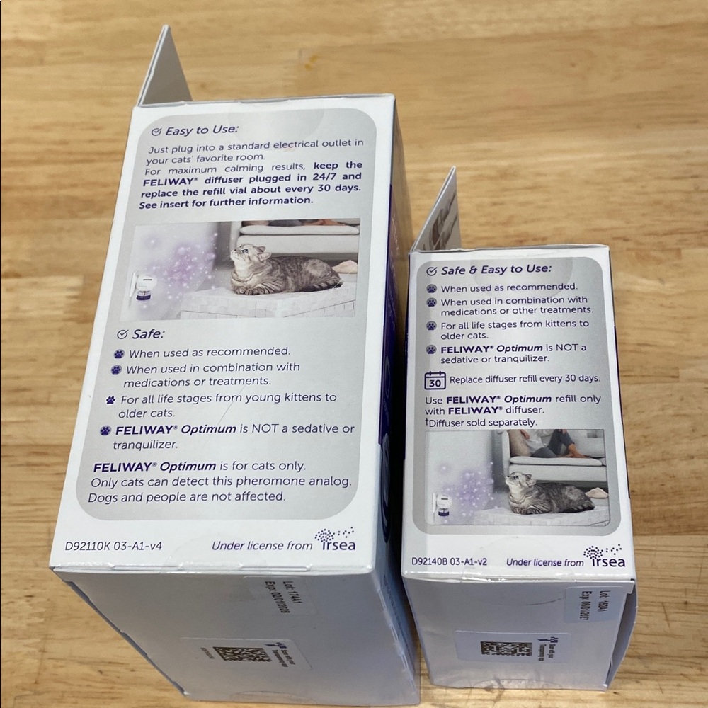 Feliway Optimum Happy Family diffuser kit with 3 refills new sealed for cats - Picture 7 of 7